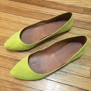 Madewell Suede Pointy Skimmer